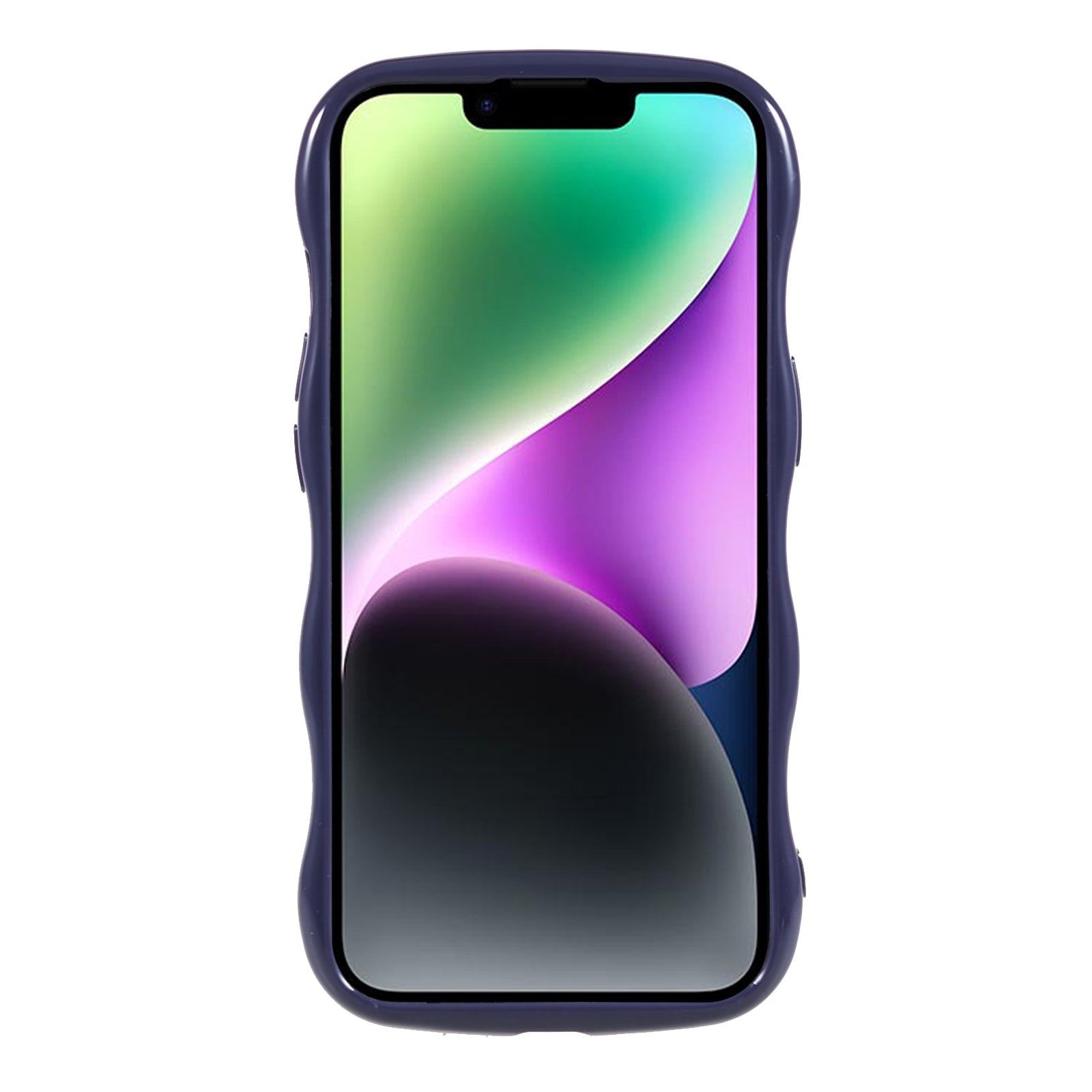 Phone Case for iPhone 14 Plus Anti-Fall Soft TPU Protective Cover Wavy Edge Phone Shell Phone Case for iPhone 14 Plus Anti-Fall Soft TPU Protective Cover Wavy Edge Phone Shell